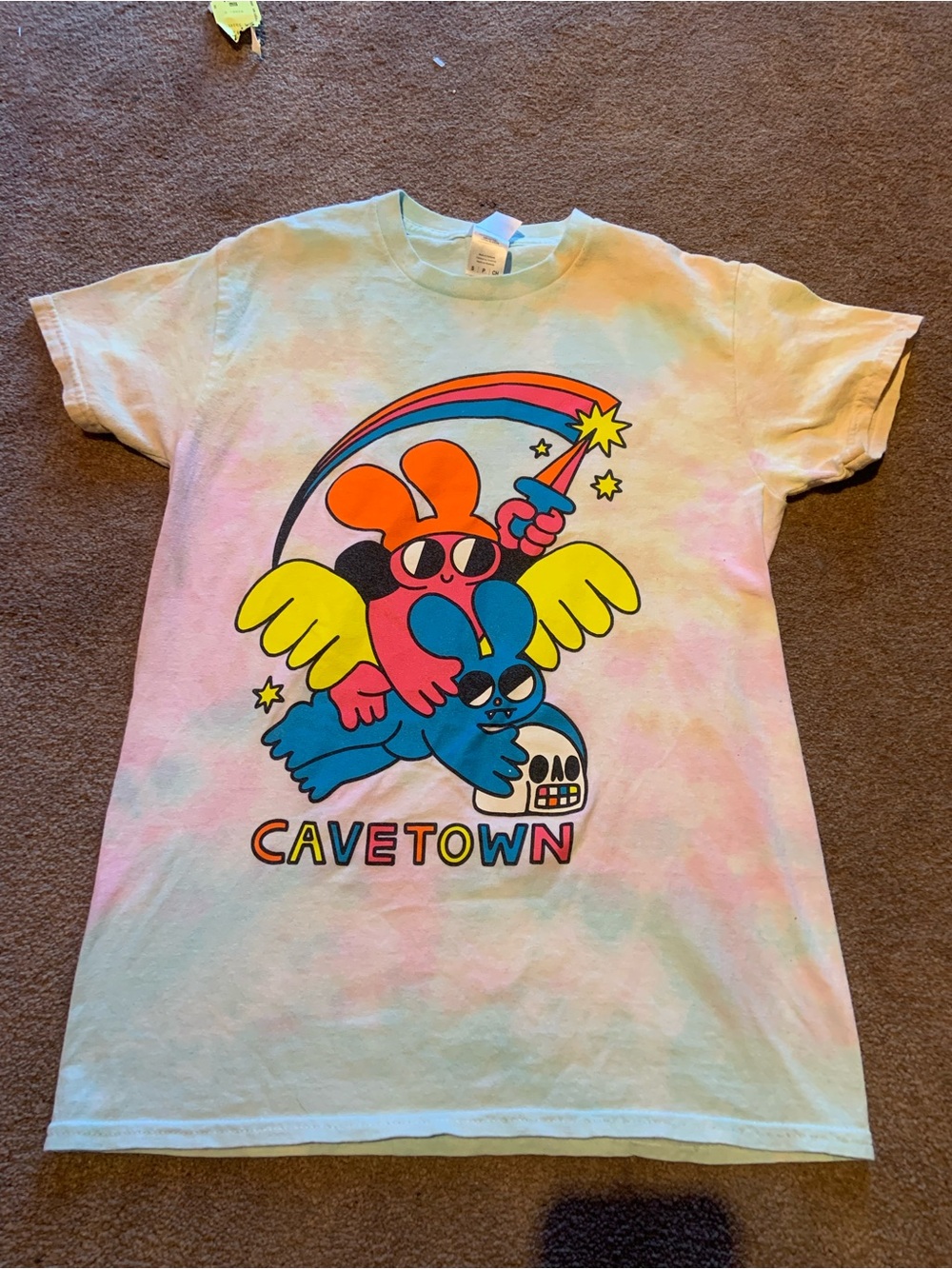 CaveTown Merch Tie-Dye Graphic Tee